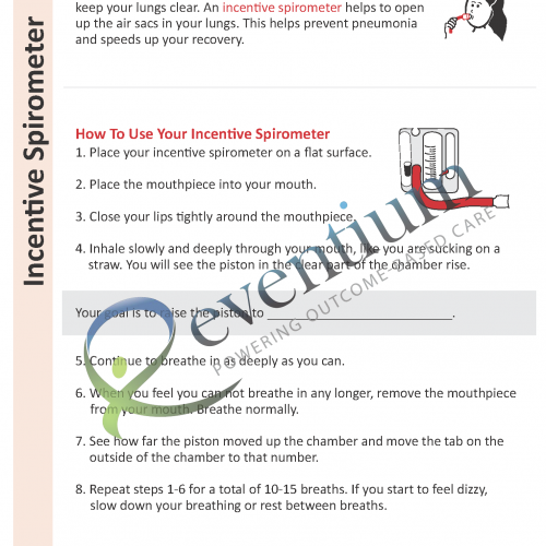 Incentive Spirometer Spanish Eventium