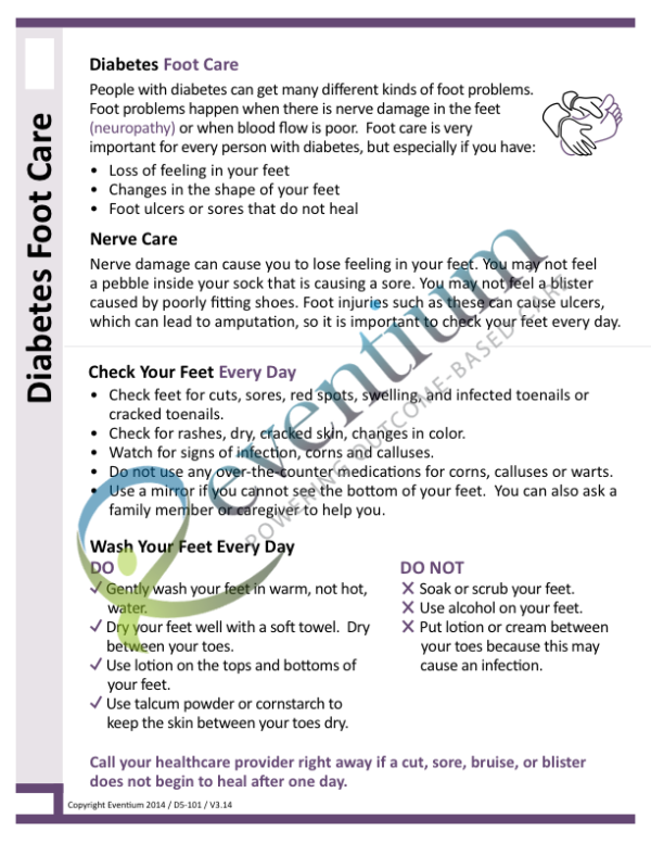 Diabetes Foot Care Eventium