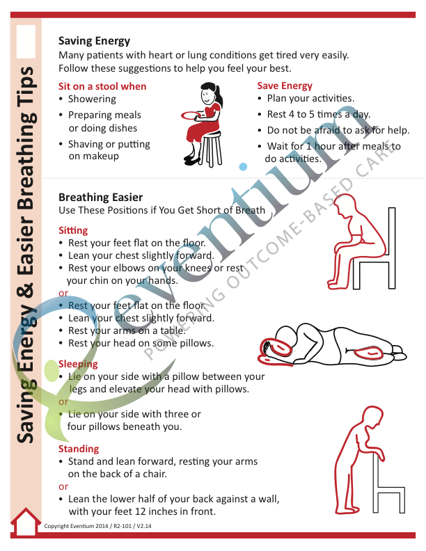 Saving Energy/Positions for Easier Breathing - Eventium