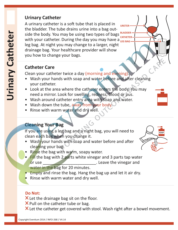 Urinary Catheter Care - Eventium