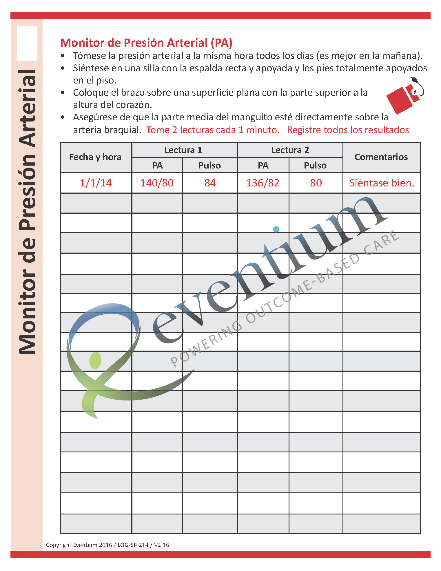 Patient Chart In Spanish