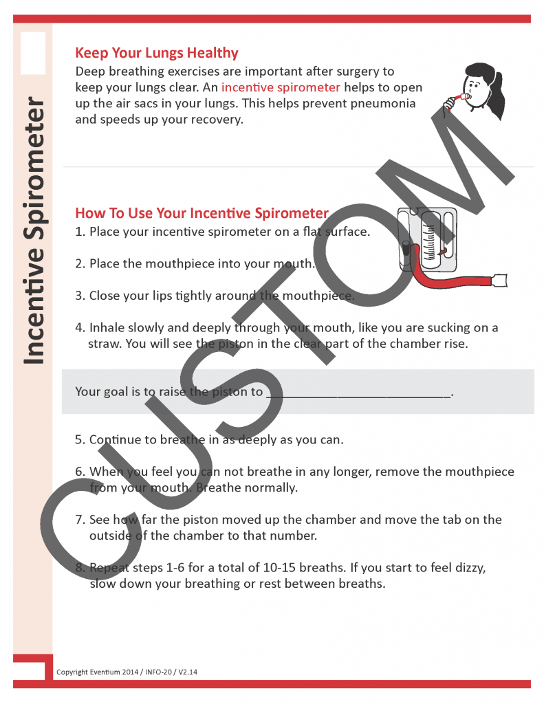 Incentive Spirometer Custom | Eventium