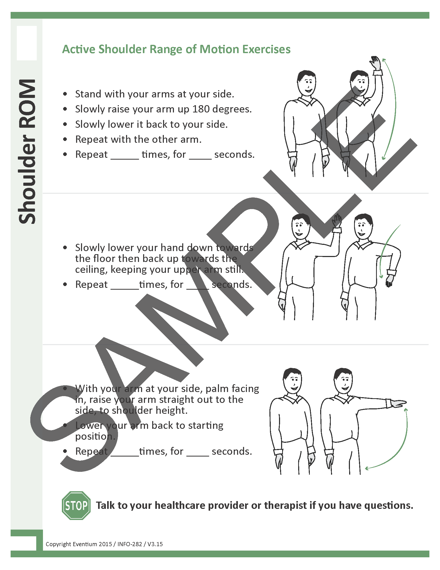 Active Shoulder ROM Exercises - Eventium