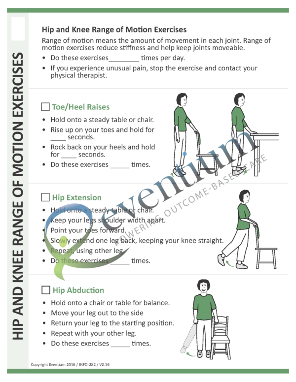 Hip and Knee ROM | Eventium