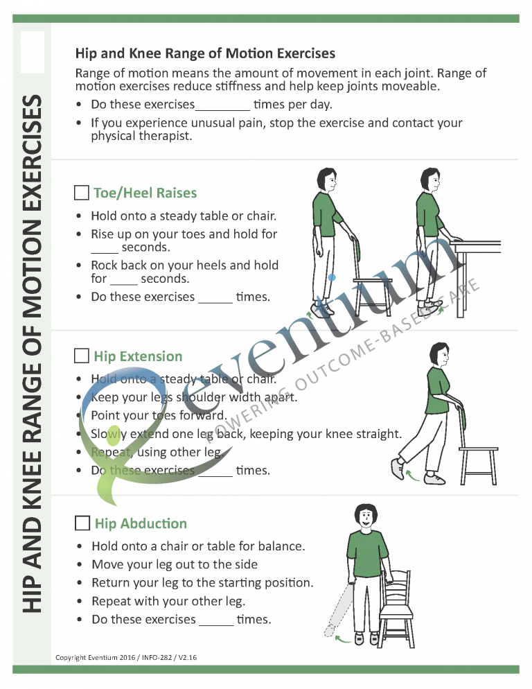 Hip and Knee ROM | Eventium