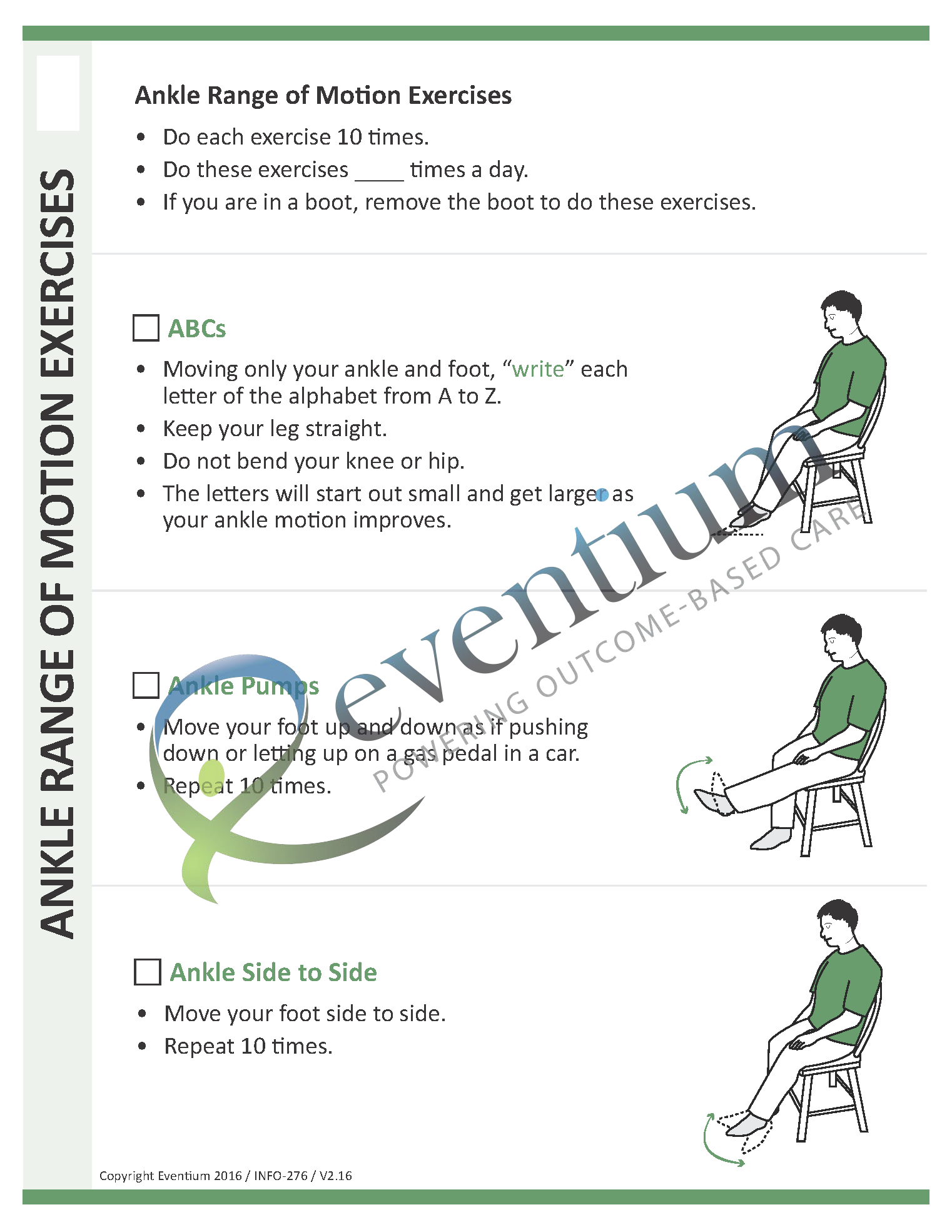 Ankle ROM Exercises - Eventium