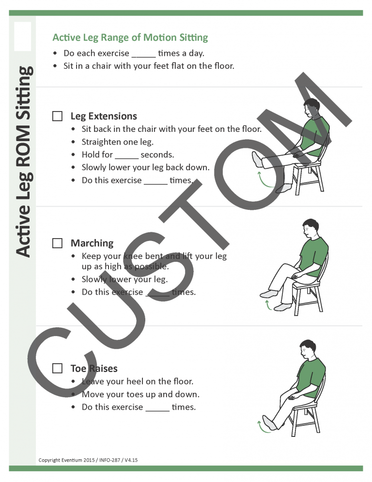 Active Leg ROM Sitting Custom | Eventium